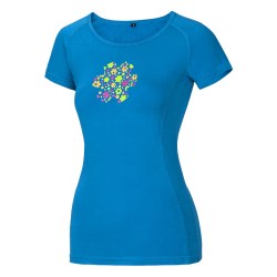 Ocun Bamboo Meadow camiseta mujer - vivid blue